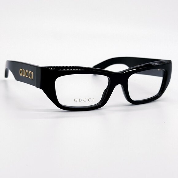 NEW GUCCI EYEGLASSES GG1297O 001 BLACK MEN EYEWEAR GUCCI - Picture 6 of 12